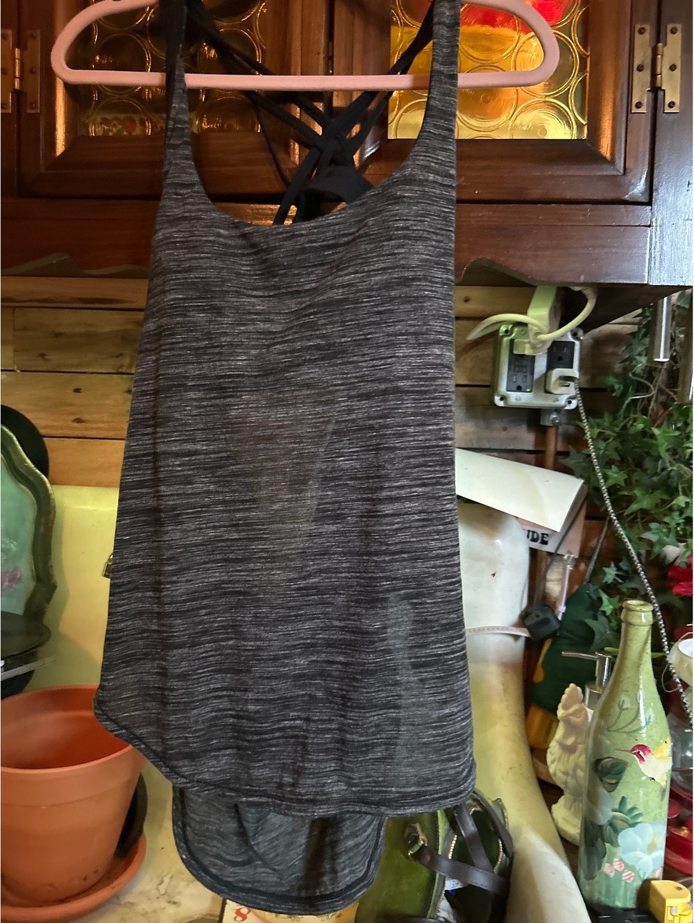 Savvi Women's XL Athletic Tank Top with Crisscross Back Straps